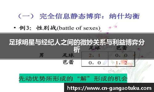 足球明星与经纪人之间的微妙关系与利益博弈分析